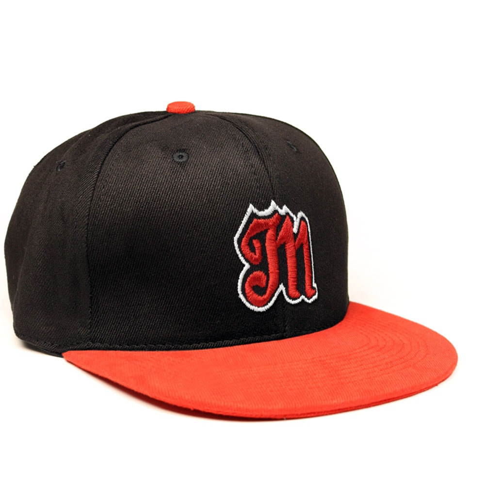 M Harf Logo Hip Hop Şapka