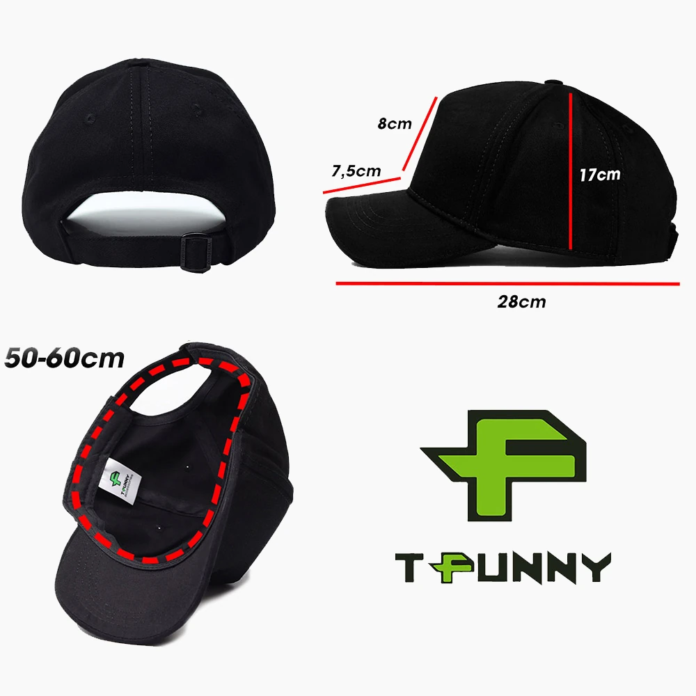 D Harf Yüksek Profil Şapka