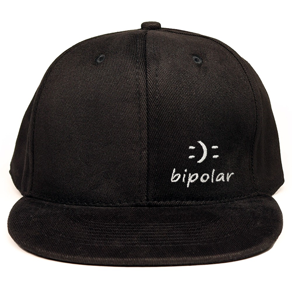 Bipolar Cool Hip Hop Şapka - Si̇yah