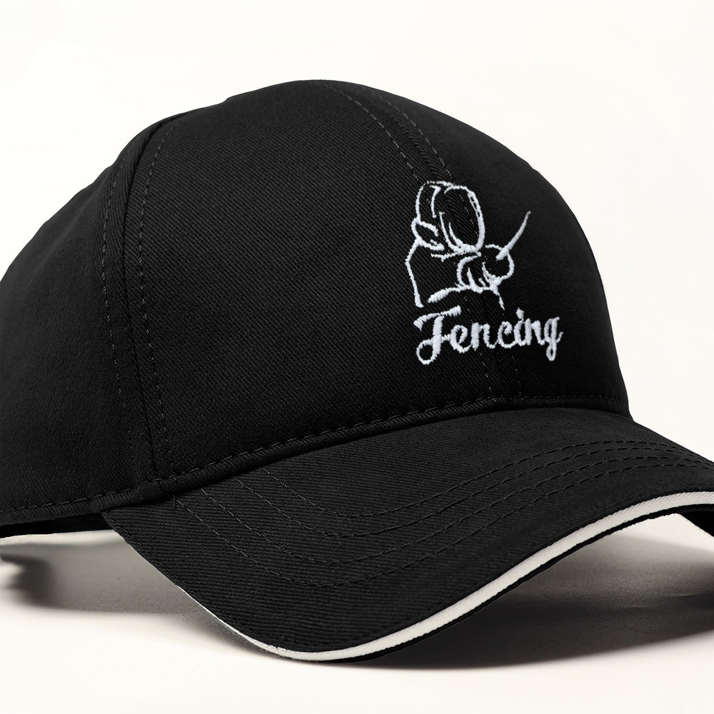 Fencing Eskrim Nakışlı Şapka