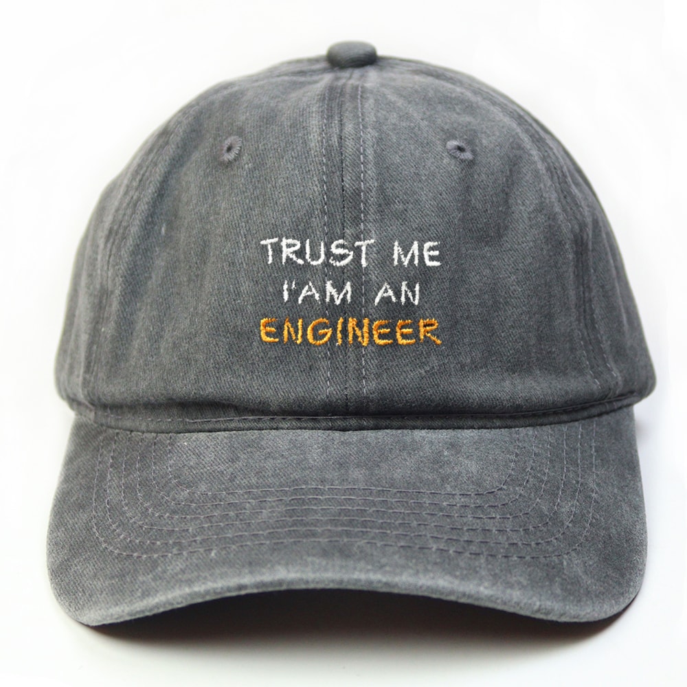 Mühendis Şapka, Trust me i'm an Engineer Yıkamalı Şapka
