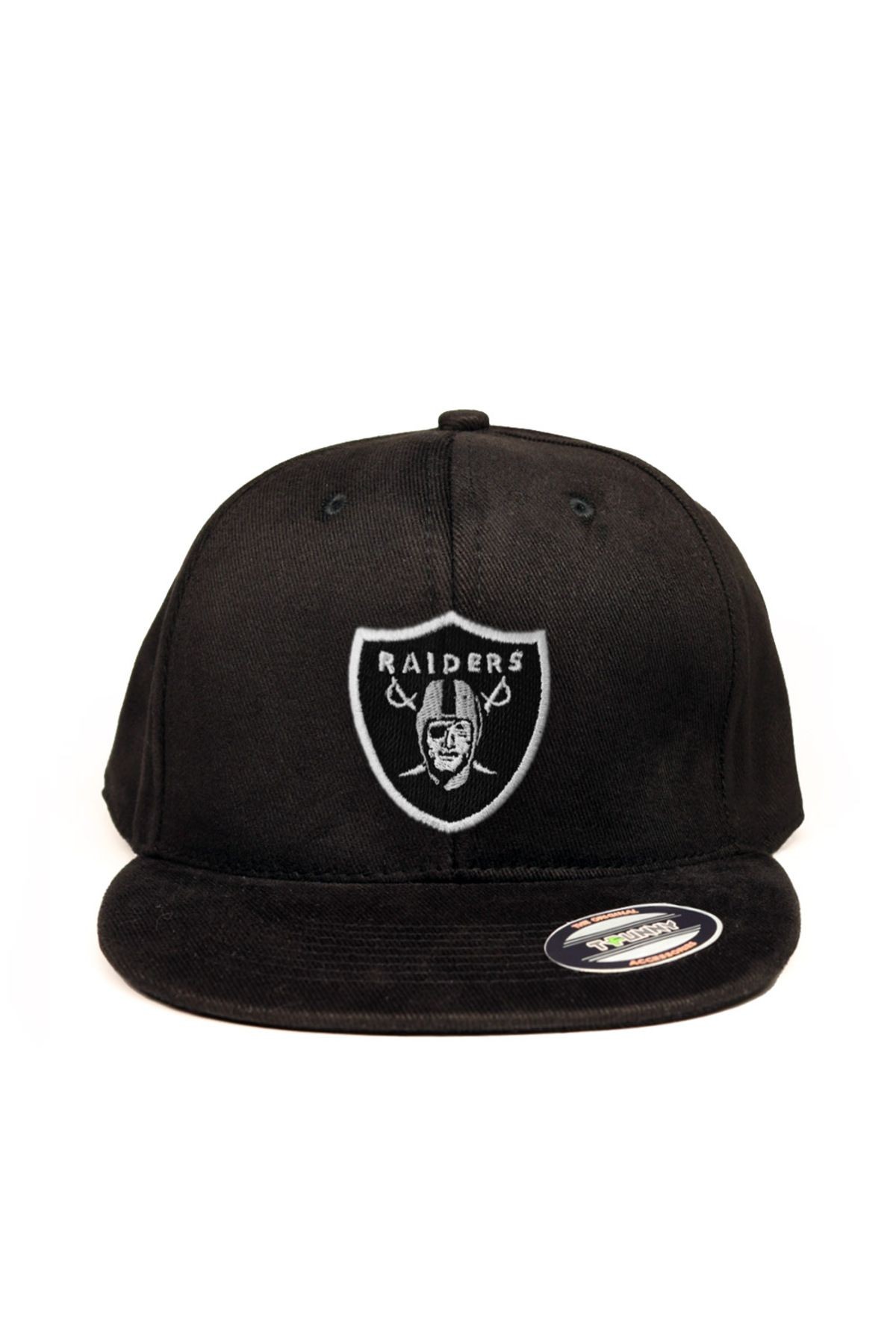 Raiders Hip-Hop Şapka , Nakış İşlemeli Raiders Şapka - siyah