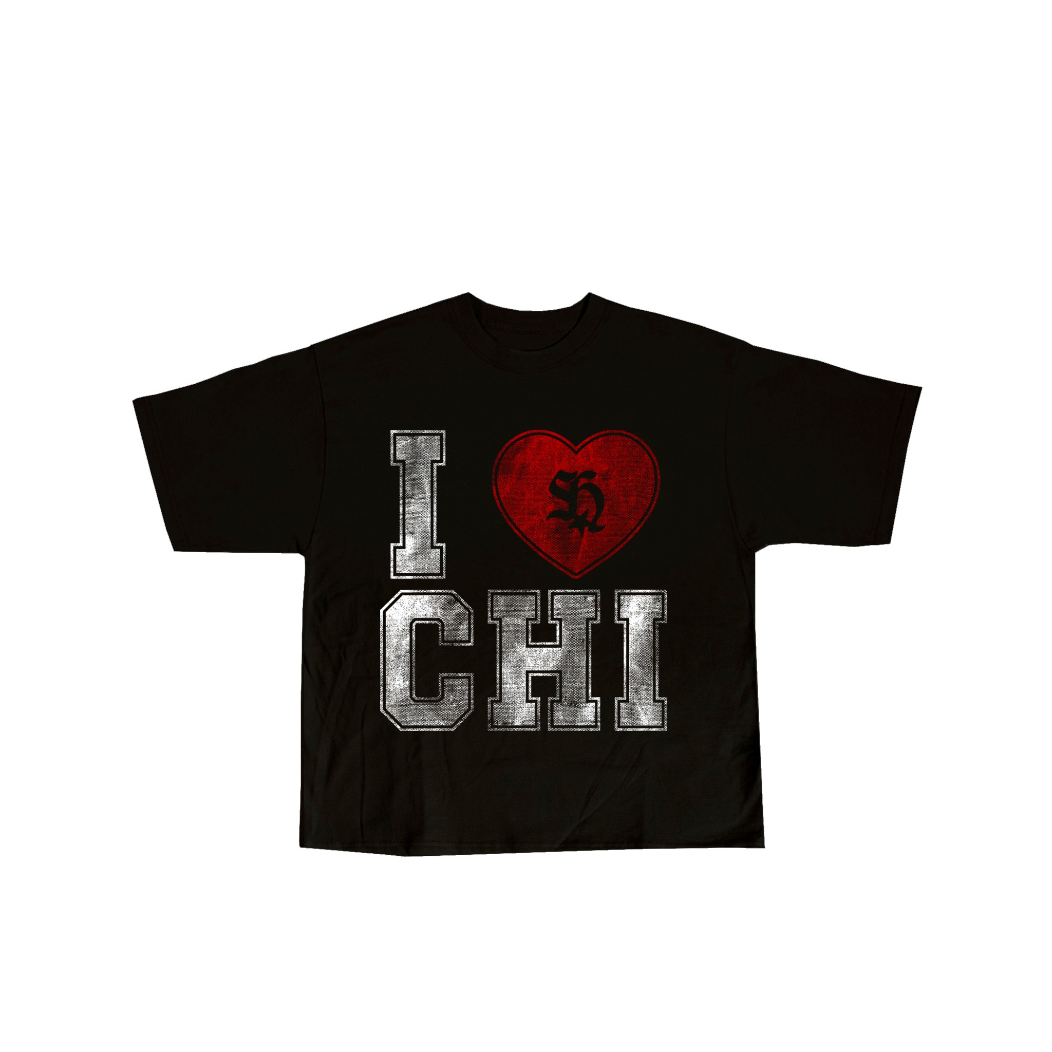 I LOVE CHI BLACK TEE