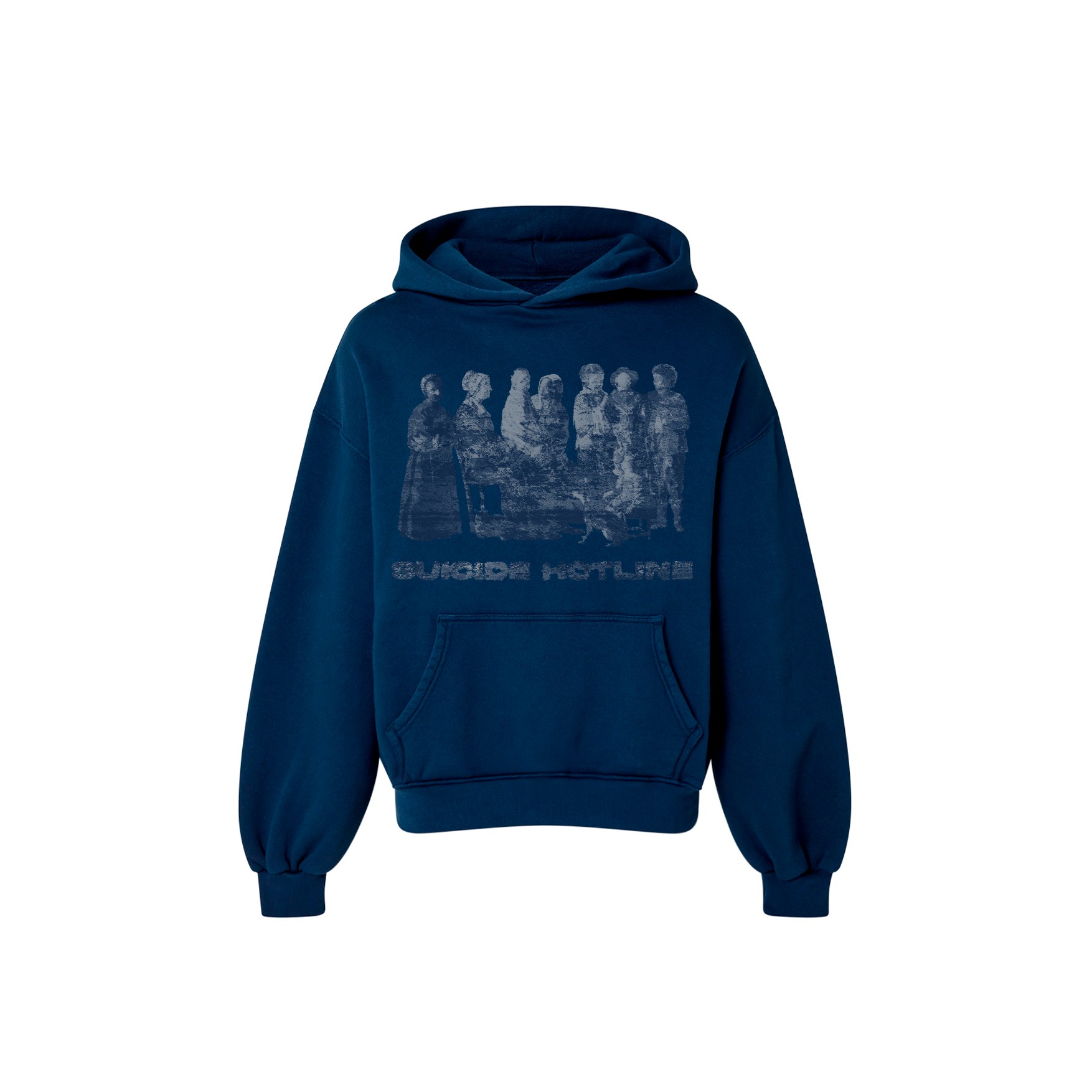 VISIT TO NAVY HOODIE