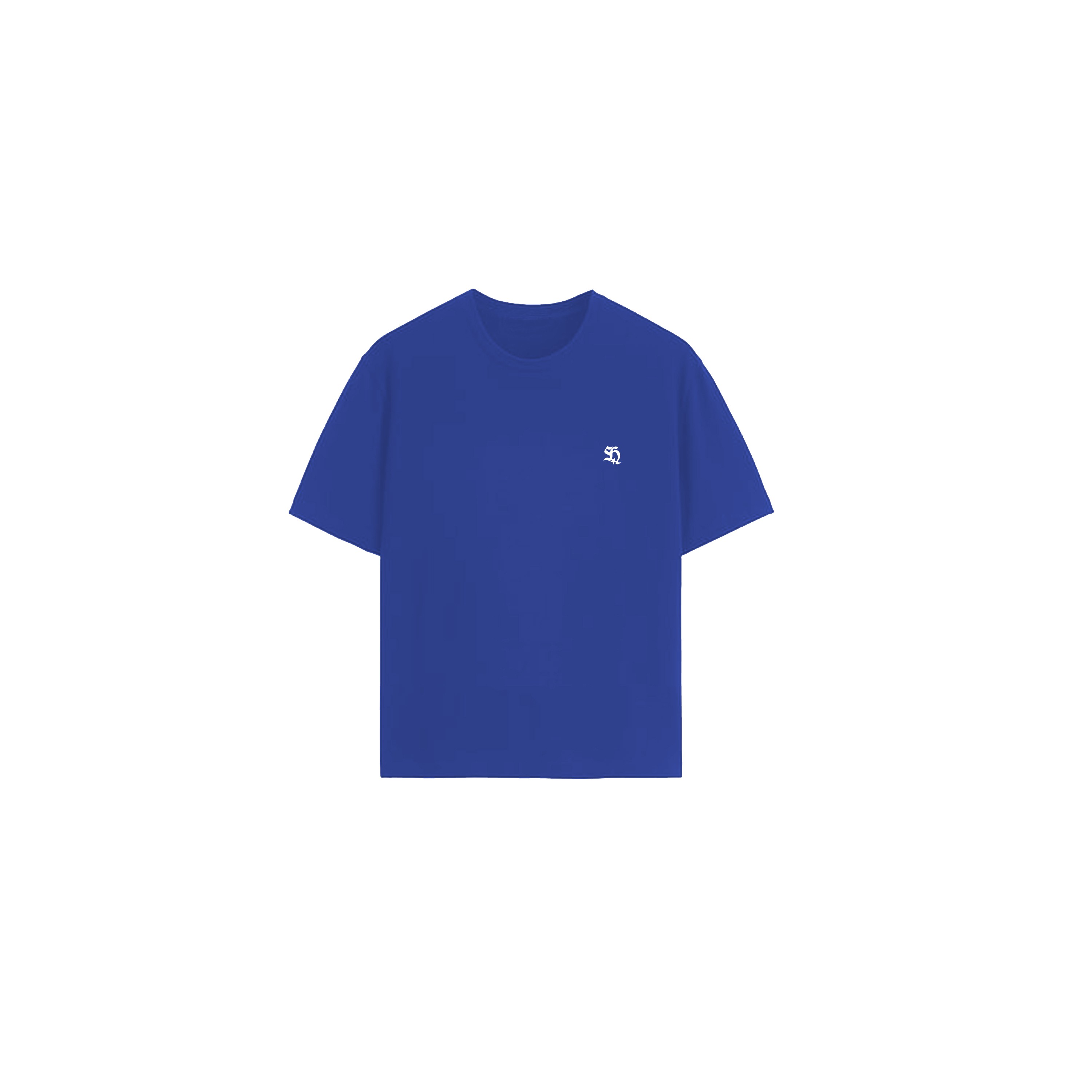 VISION LOGO BLUE SLIM FIT TEE