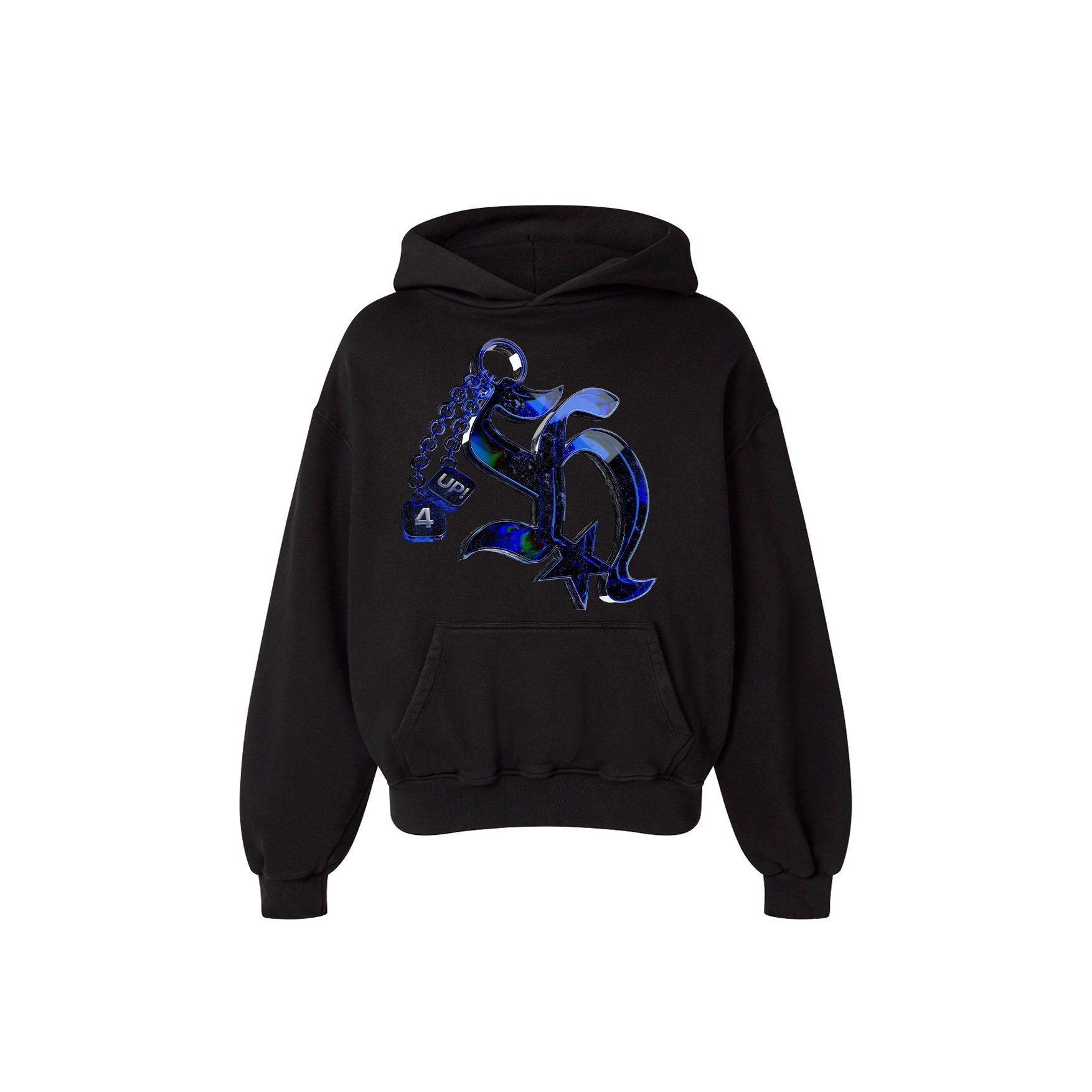 4UP VISION BLACK HOODIE