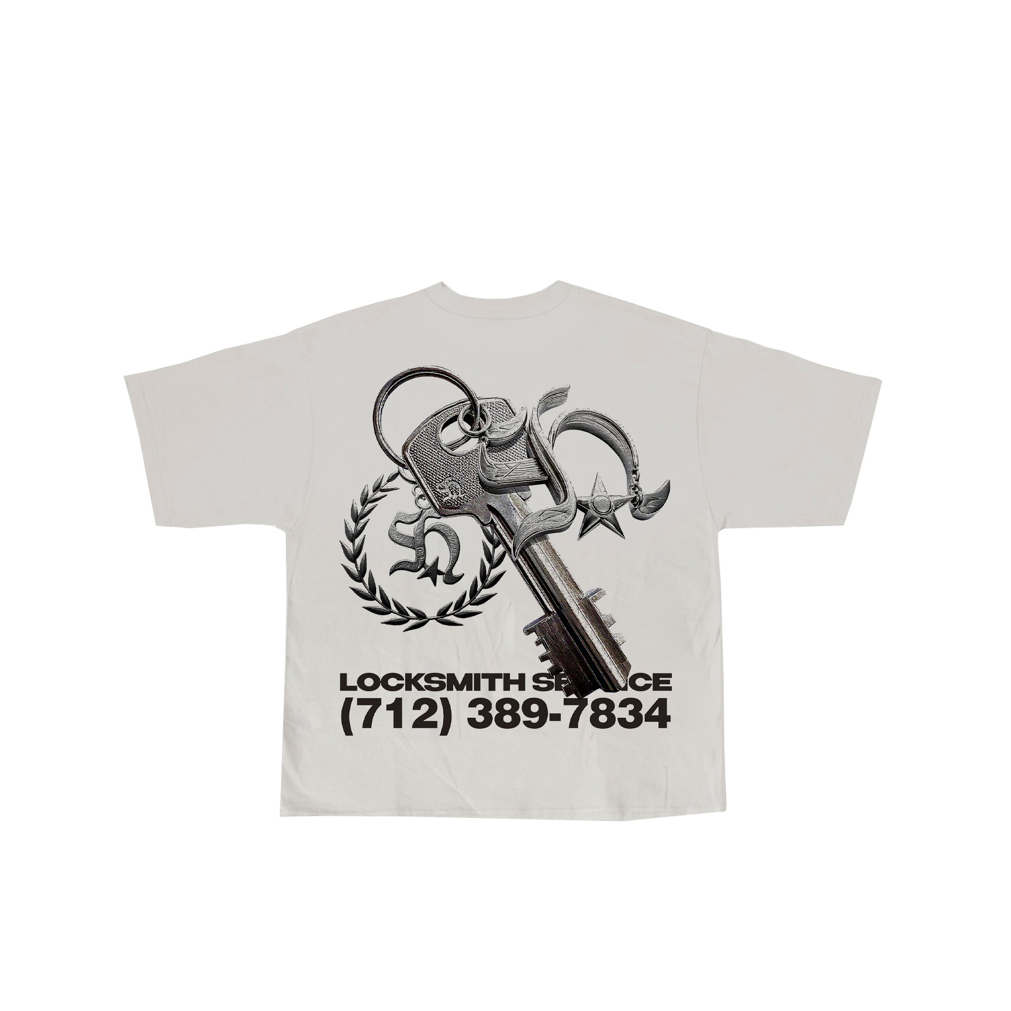 KEYS WHITE TEE