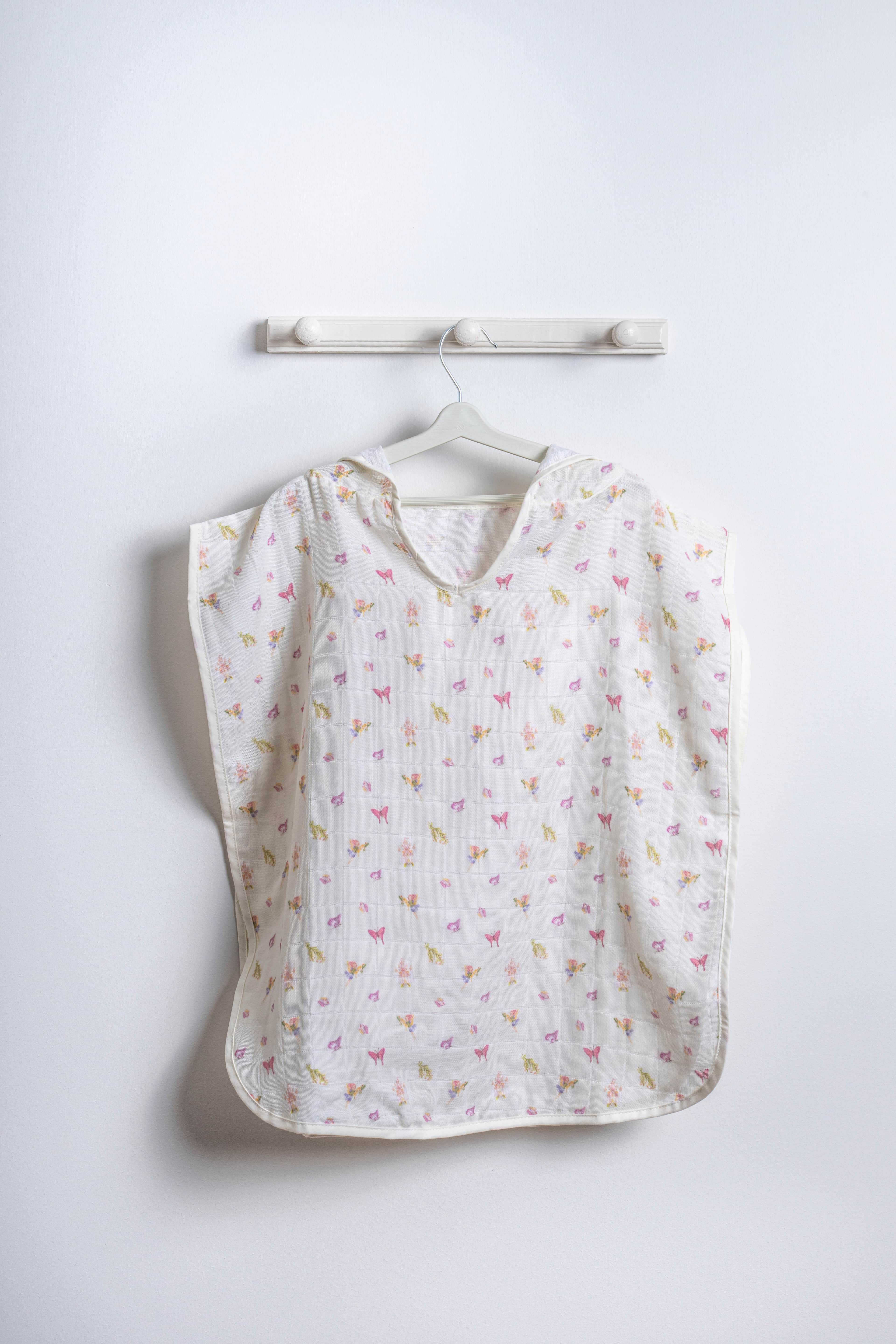 Muslin Panço Büyülü Bahçe - Kelebek
