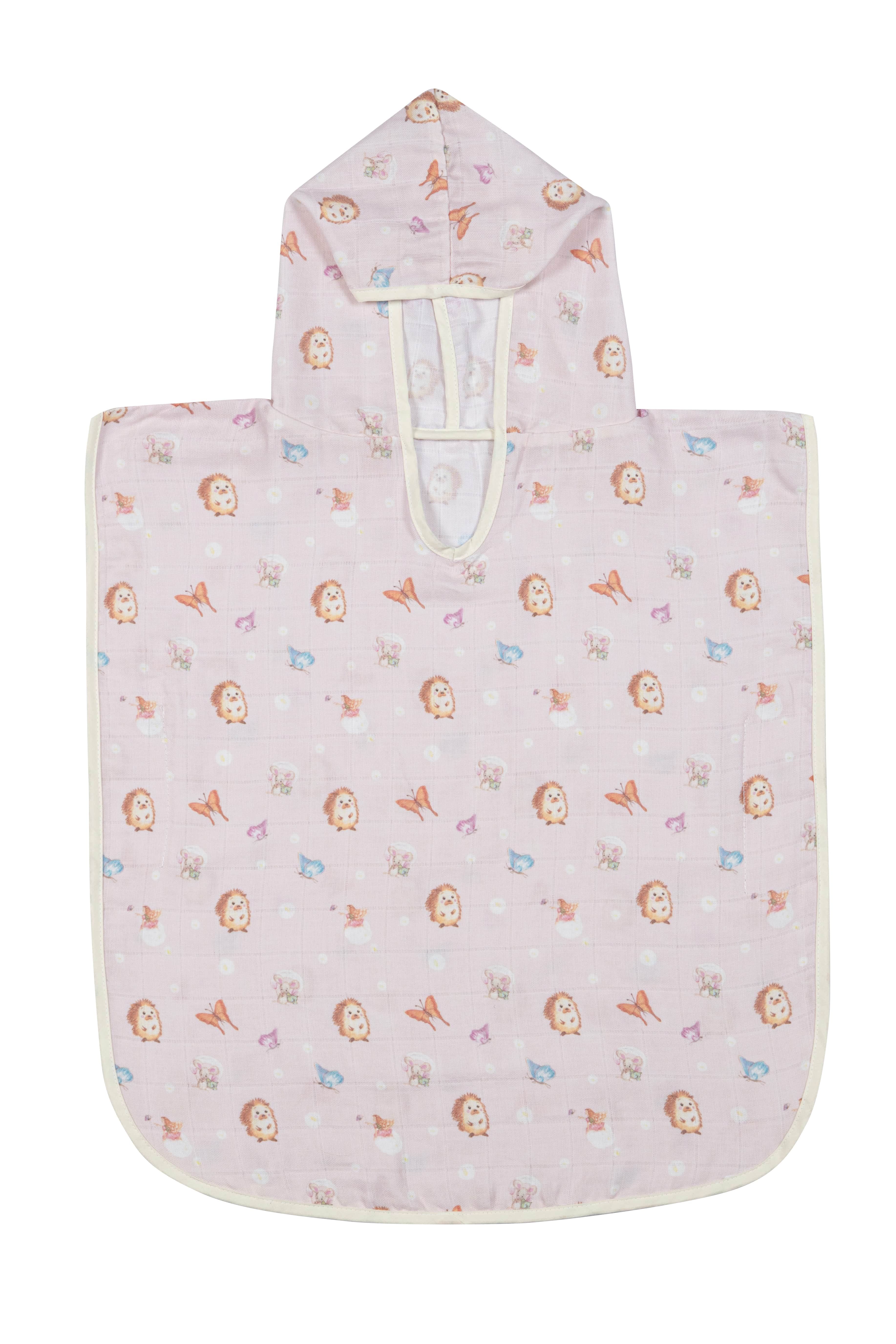 Muslin Panço Büyülü Bahçe - Kirpi