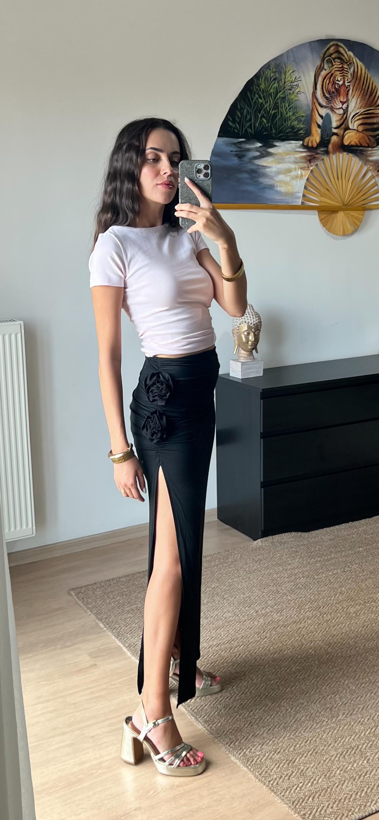 Pembe Basic Top