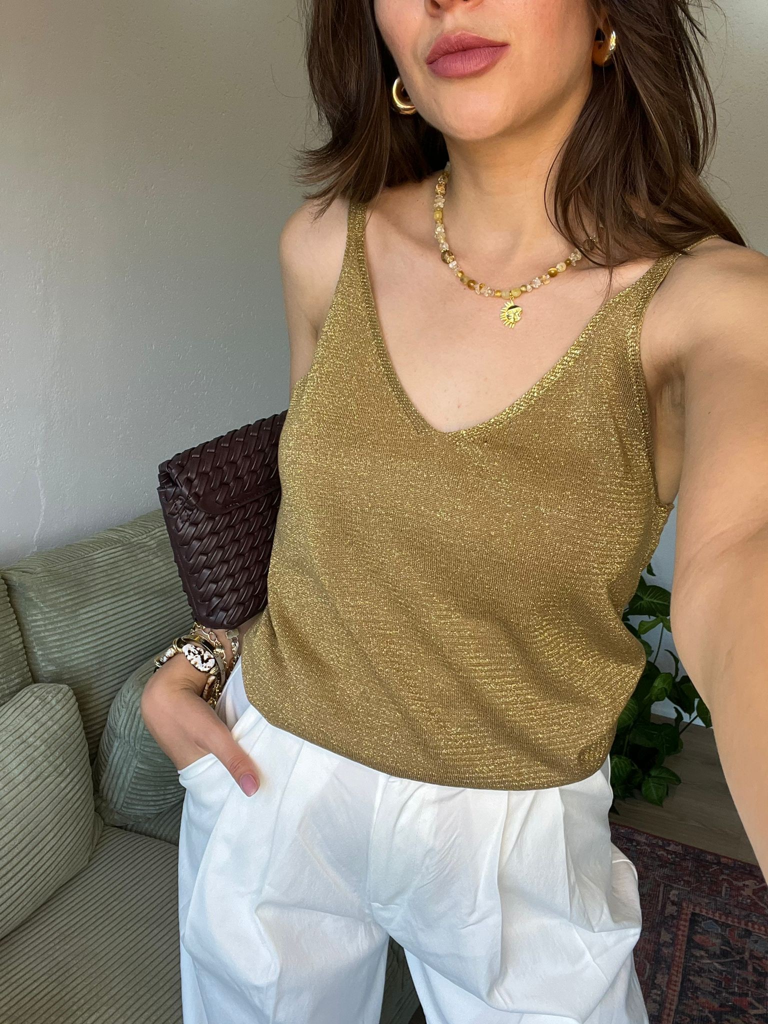 Haki Simli Askılı Body