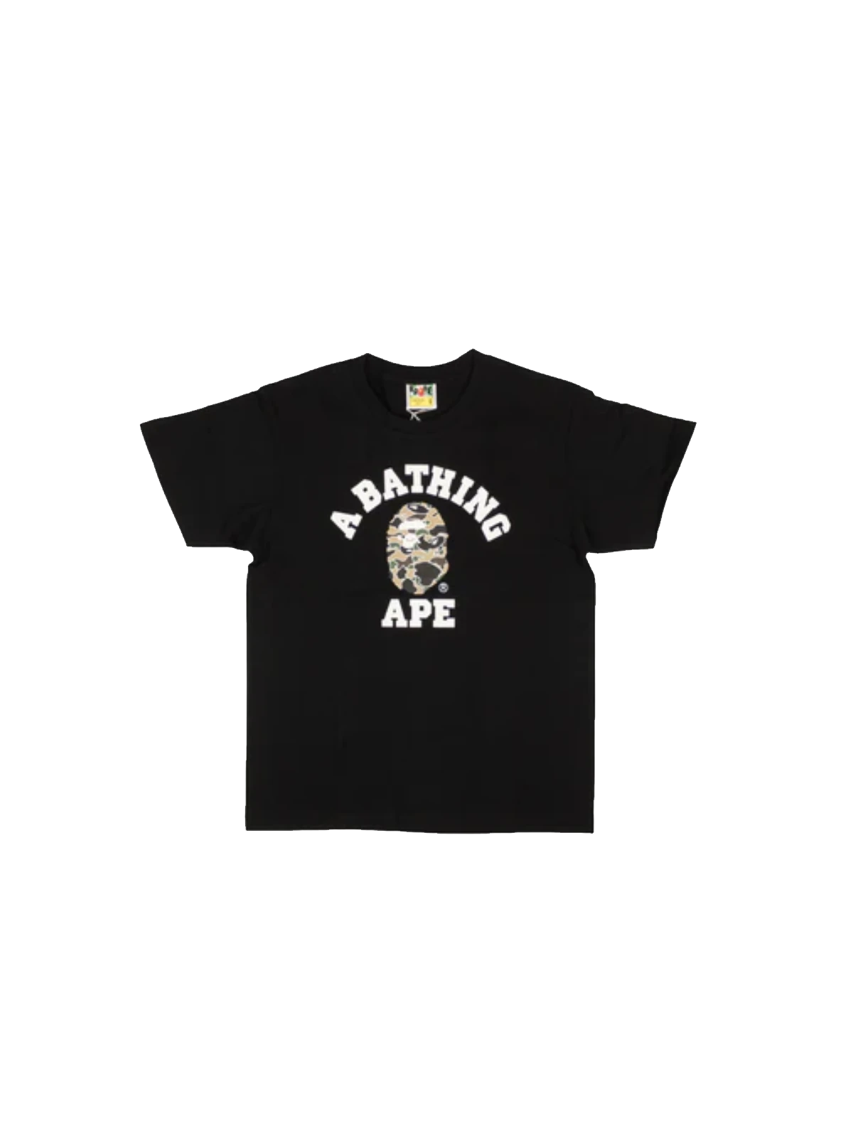 A Bathing Ape Camo Koleji Tişört - Siyah