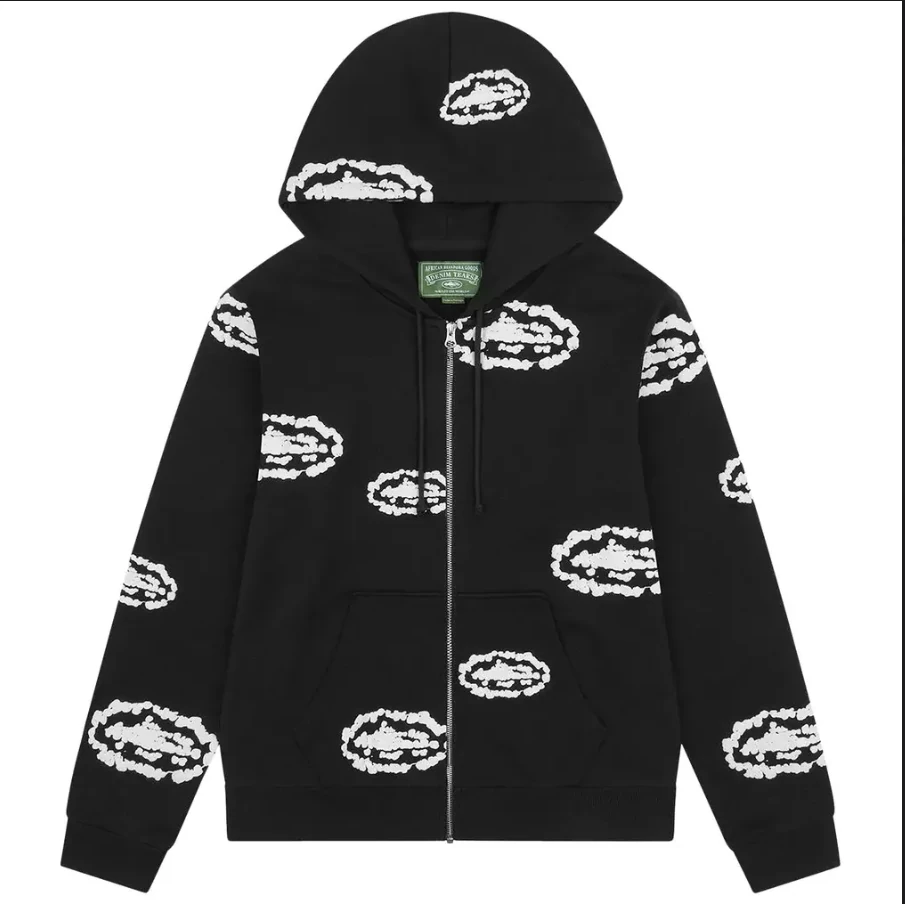 1:1 Cotton Wreath Zip Up