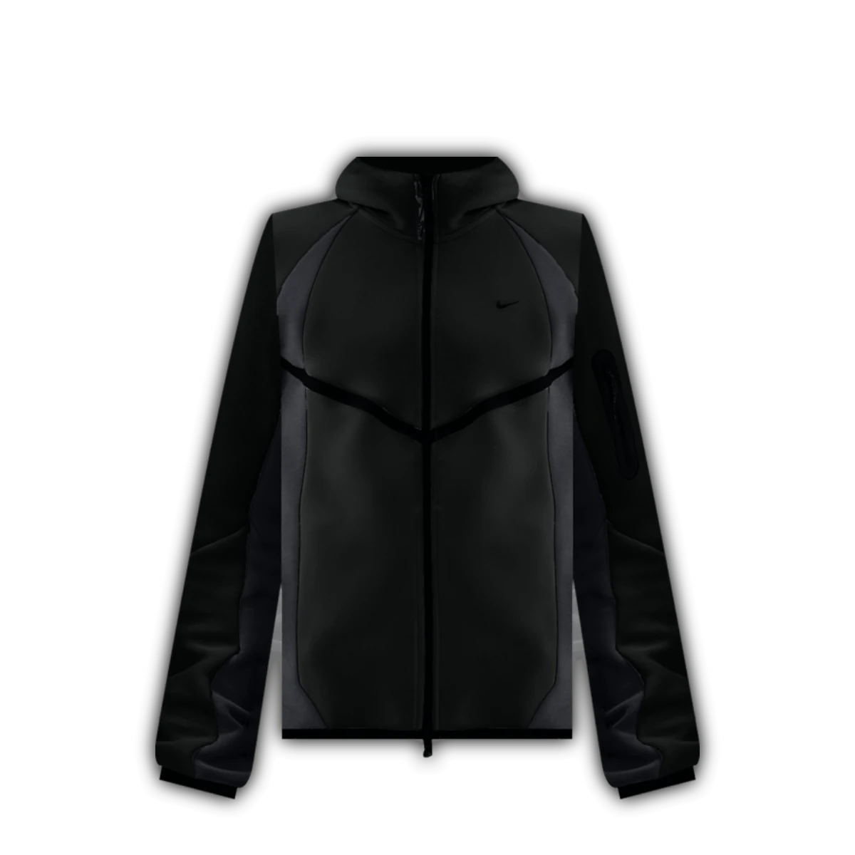 1:1 2026 Tech Fleece Hoodie - Siyah