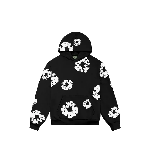 Wreath Kapüşonlu Sweatshirt - Navy