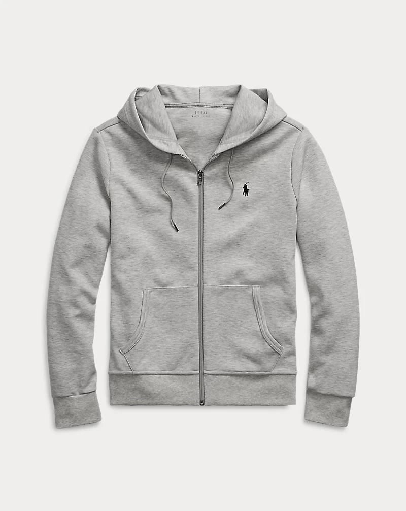 Double-Knit Full-Zip Hirka - grey