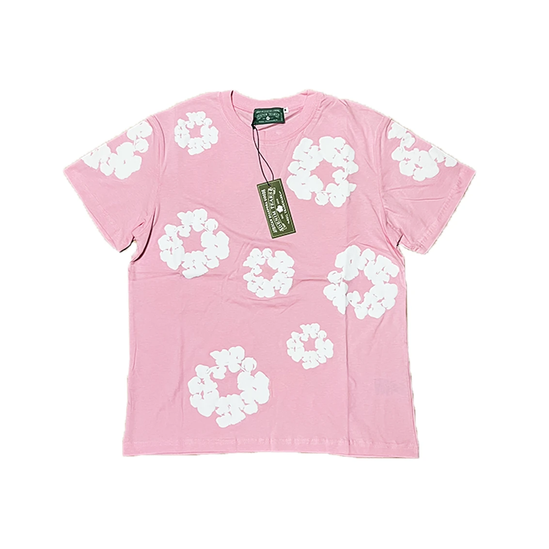 Wreath Tişört - Pembe Toz