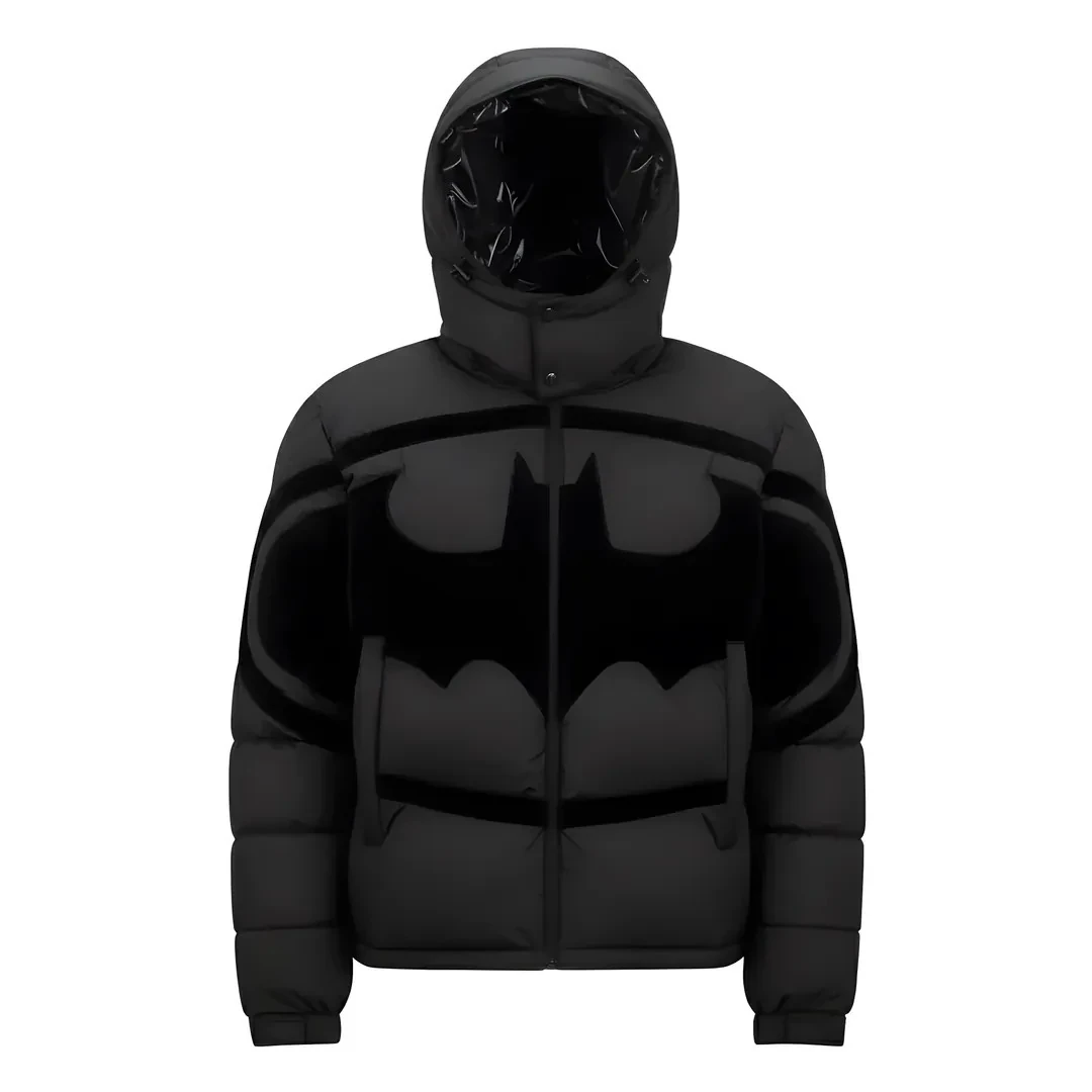 Solander Batman Hooded Short Down Jacket Mat