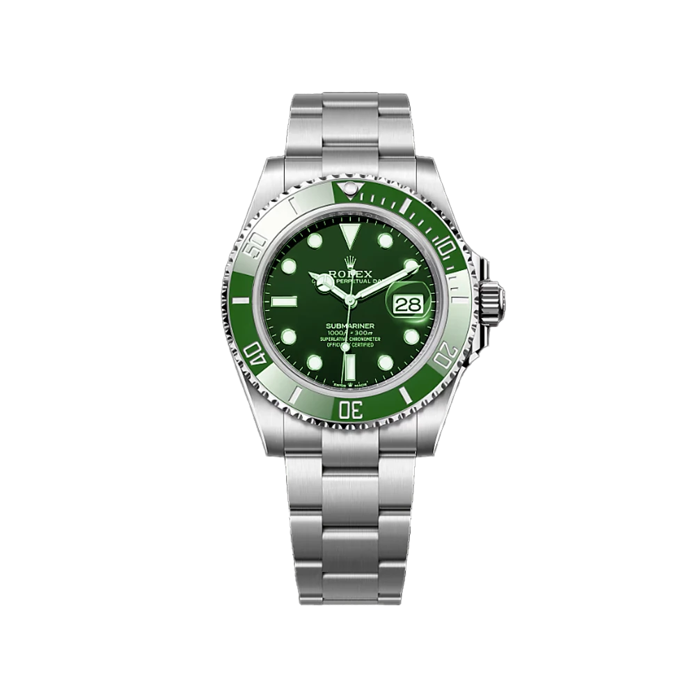 Submariner Date Oystersteel Saat - Çelik Yeşili