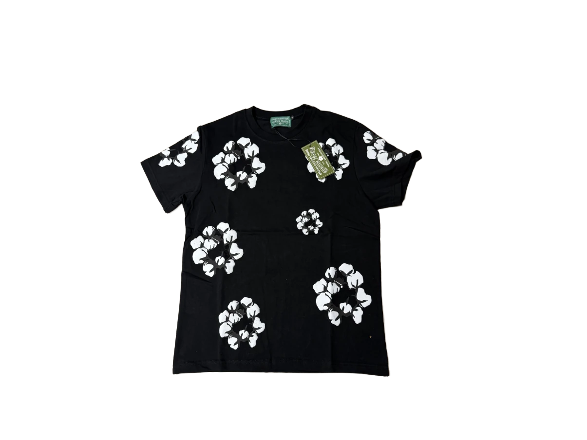 Wreath Tişört - Siyah Beyaz