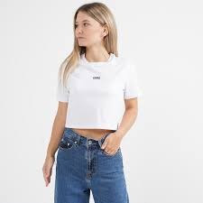 VANS  MODAL  KADIN CROP - BEYAZ