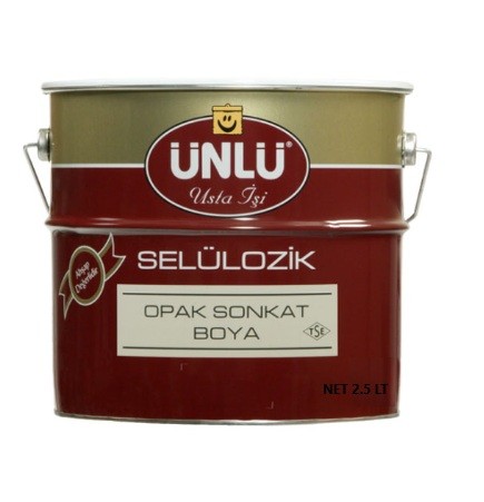 Ünlü Selülozik Boya 2.5 LT