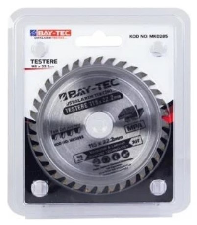 Bay-Tec MK0285 Parke Sunta Elmas Kesici Testere Disk 115 x 22.2mm