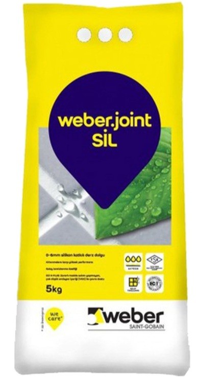 Weber Joint Sil Silikonlu Derz Dolgu 5kg - beyaz