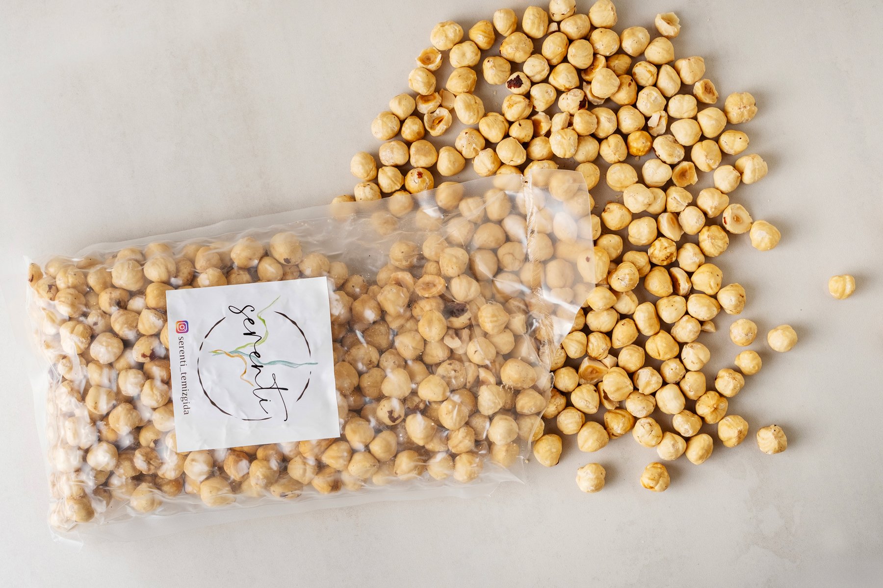 İlaçsız Tarım Kavrulmuş Fındık / 500 gr