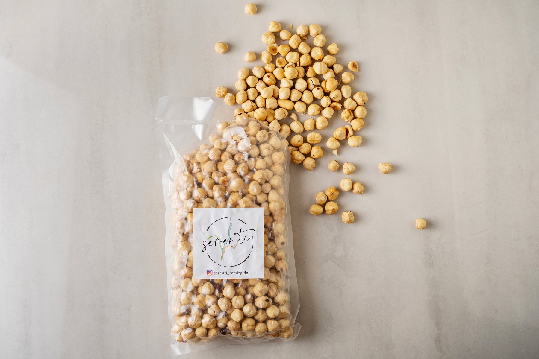 İlaçsız Tarım Kavrulmuş Fındık / 500 gr