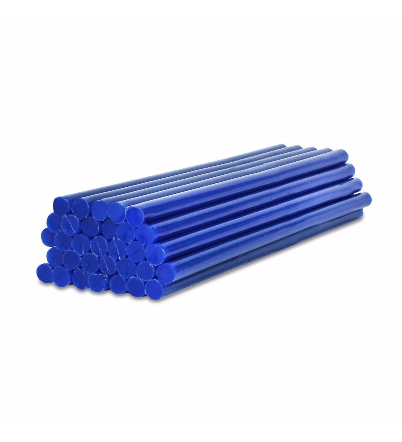 Mavi  Silikon Mum Çubuk Kalın 11mmx 30cm 30 ADET
