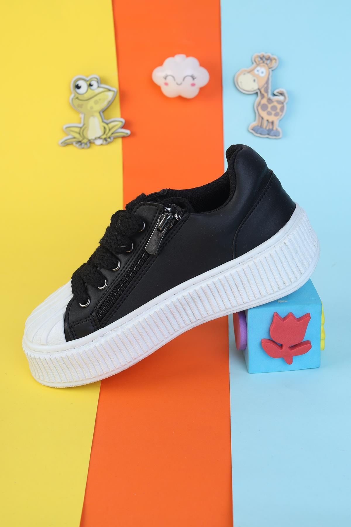 Kız Esnek Taban Rahat Nefes Alır Sade Çocuk Spor Ayakkabı Kız Çocuk Sneaker Ayakkabı