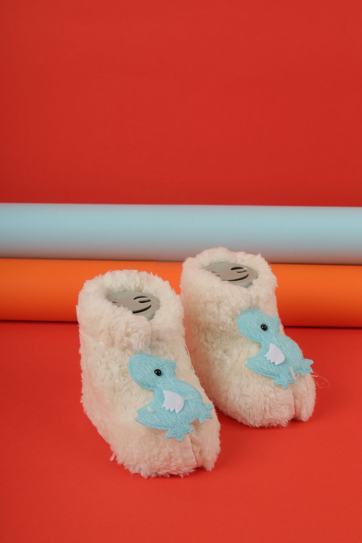 Unisex Bebek Yeni Doğan Kuğu Detaylı Hassas Ciltlere Uygun Rahat Giyinimli Patik Pantif Ayakkabı