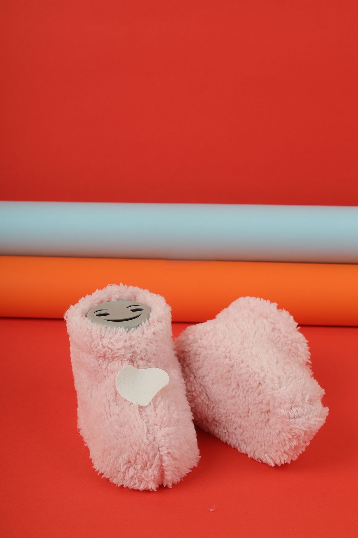 Unisex Bebek Yeni Doğan Beyaz Mavi Detaylı Hassas Ciltlere Uygun Rahat Giyinimli Bebek Patik Pantif