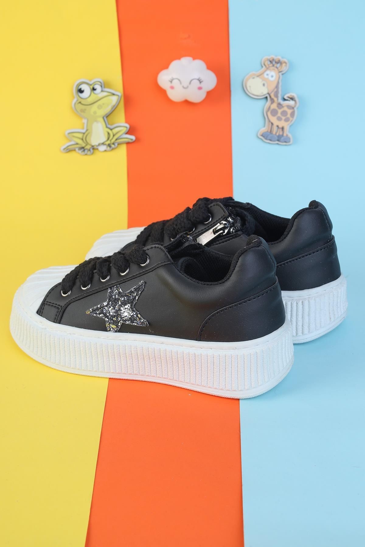 Kız Esnek Taban Rahat Nefes Alır Sade Çocuk Spor Ayakkabı Kız Çocuk Sneaker Ayakkabı