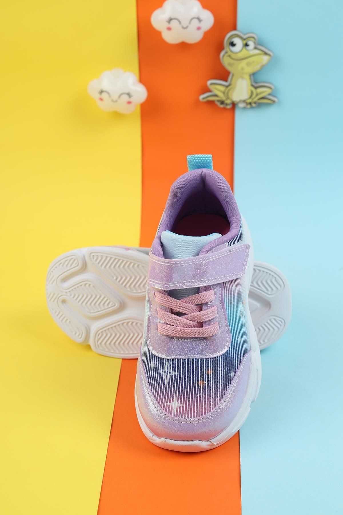 Özel Tasarım Tam Ortapedik Esnek Hava Alabilen Çocuk Spor Ayakkabısı Özel Gün Sneaker Yeni Sezon