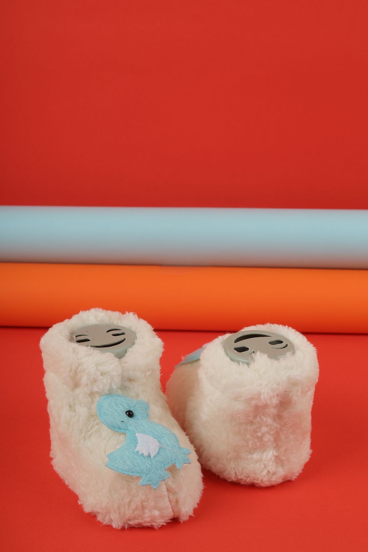 Unisex Bebek Yeni Doğan Kuğu Detaylı Hassas Ciltlere Uygun Rahat Giyinimli Patik Pantif Ayakkabı