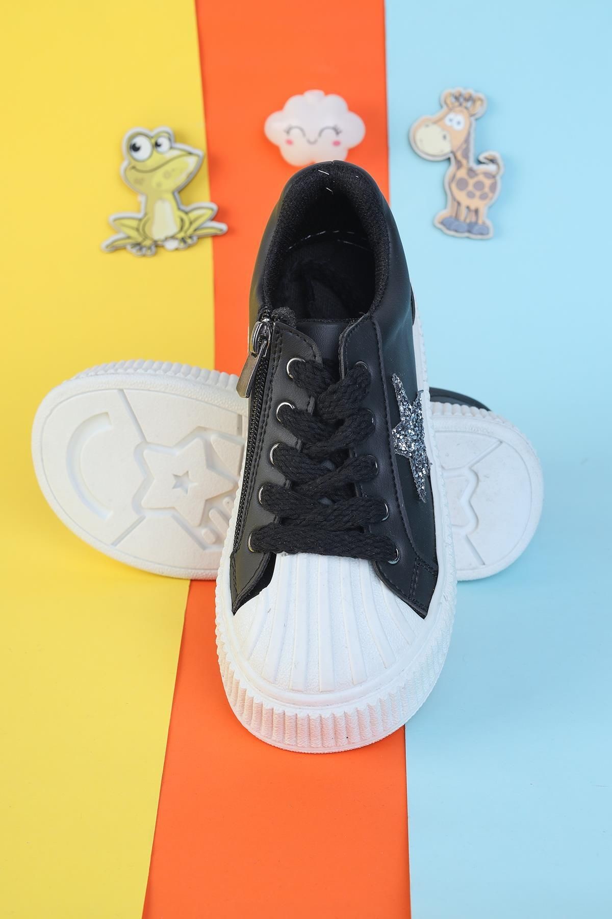 Kız Esnek Taban Rahat Nefes Alır Sade Çocuk Spor Ayakkabı Kız Çocuk Sneaker Ayakkabı