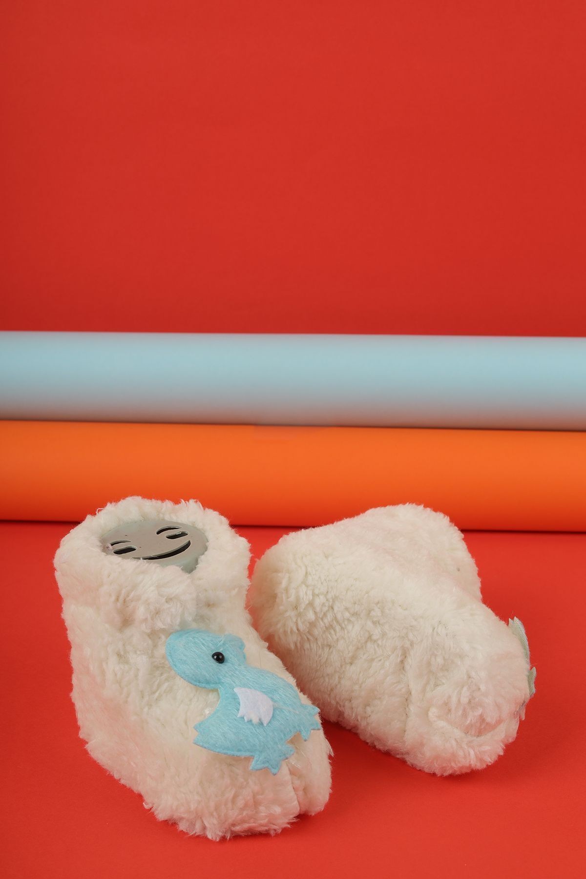 Unisex Bebek Yeni Doğan Kuğu Detaylı Hassas Ciltlere Uygun Rahat Giyinimli Patik Pantif Ayakkabı