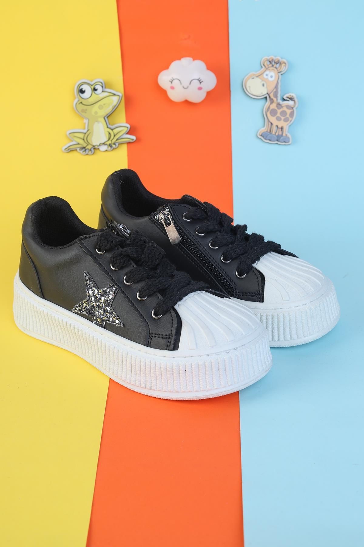 Kız Esnek Taban Rahat Nefes Alır Sade Çocuk Spor Ayakkabı Kız Çocuk Sneaker Ayakkabı