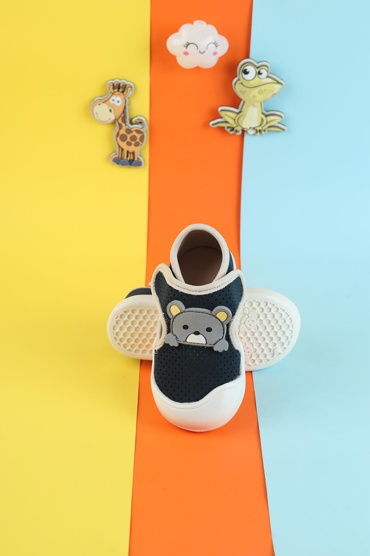Unisex Çocuk Sandalet Bebe Sandalet Çocuk Sandalet Renkli Sandalet Ayıcıklı Sandalet Yeni Sandalet