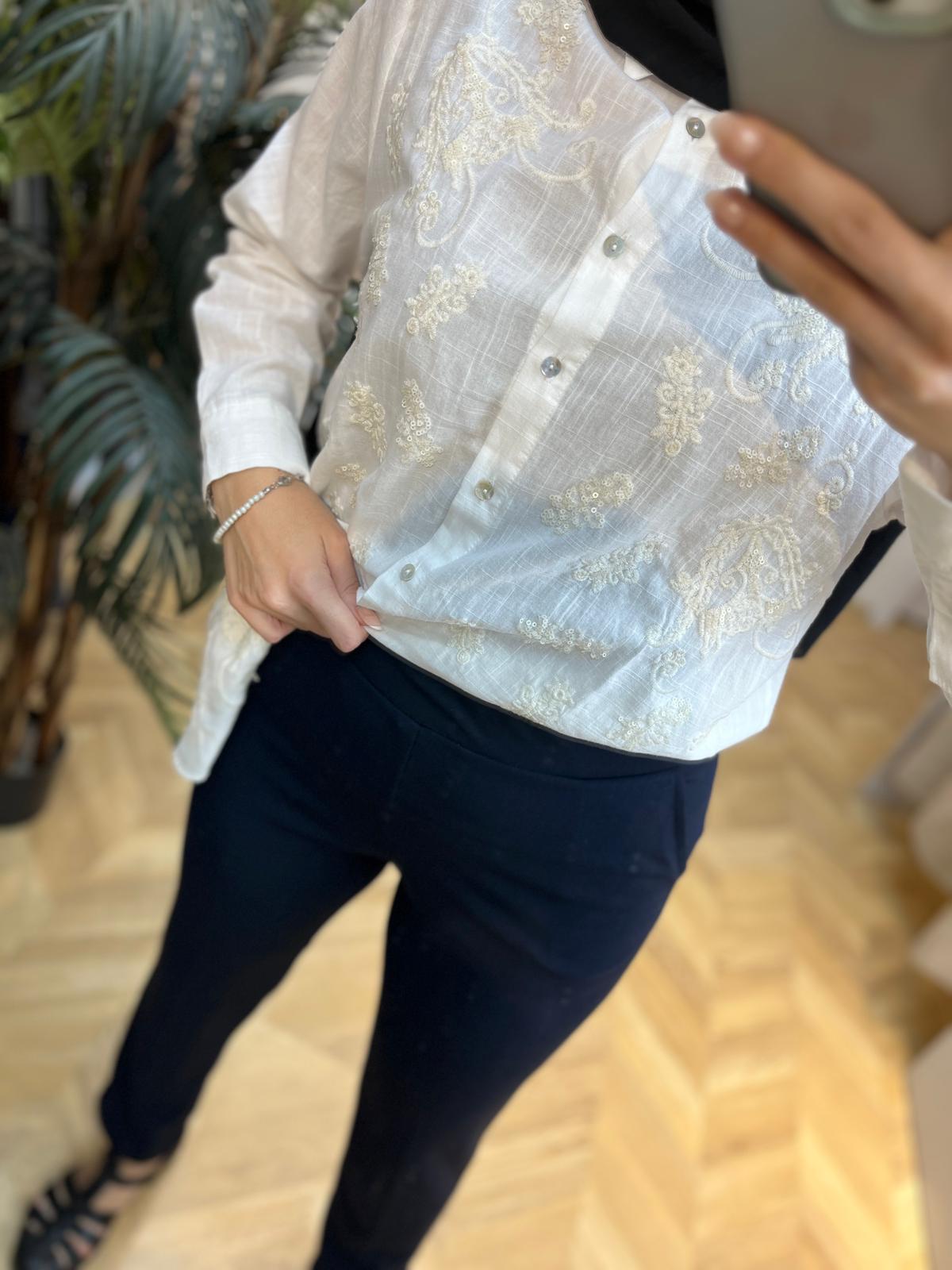 Full Likralı Kalem Pantolon Lacivert