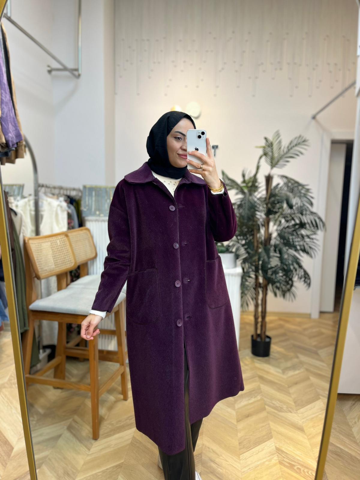 Torba Cepli Oversize Kaban Mürdüm