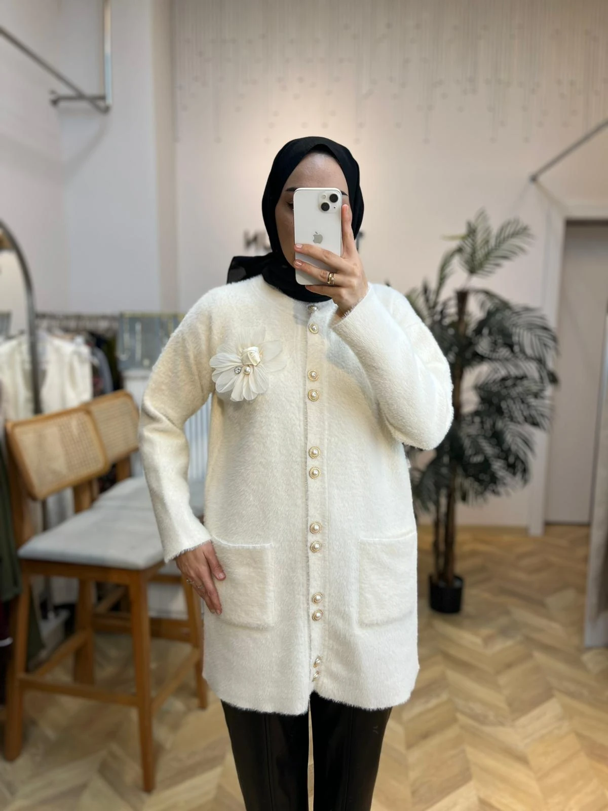 Angora Tunik Ekru