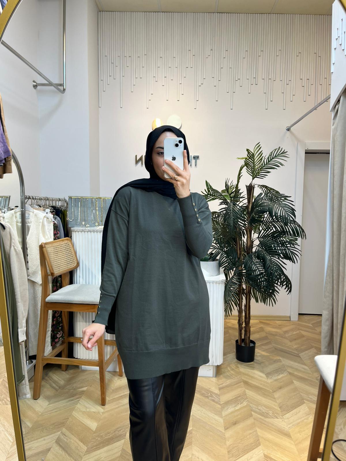 Merserize Tunik Haki