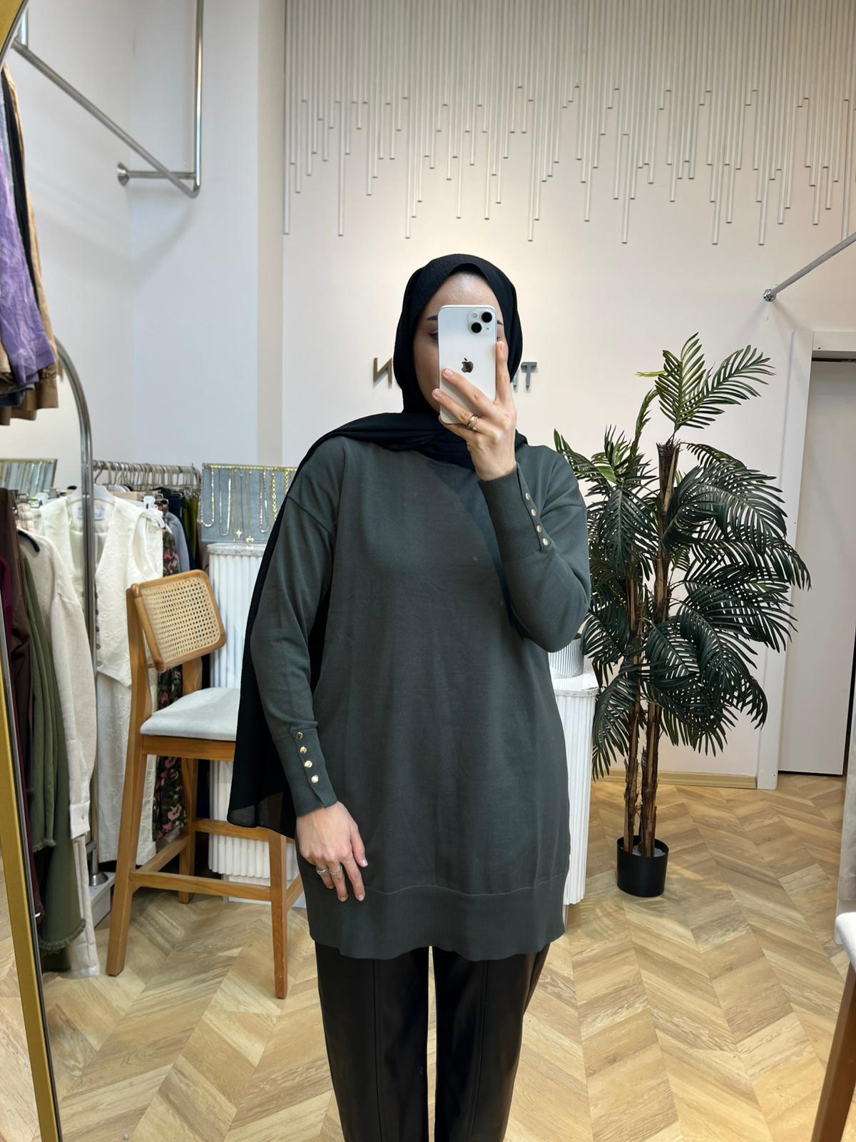 Merserize Tunik Haki