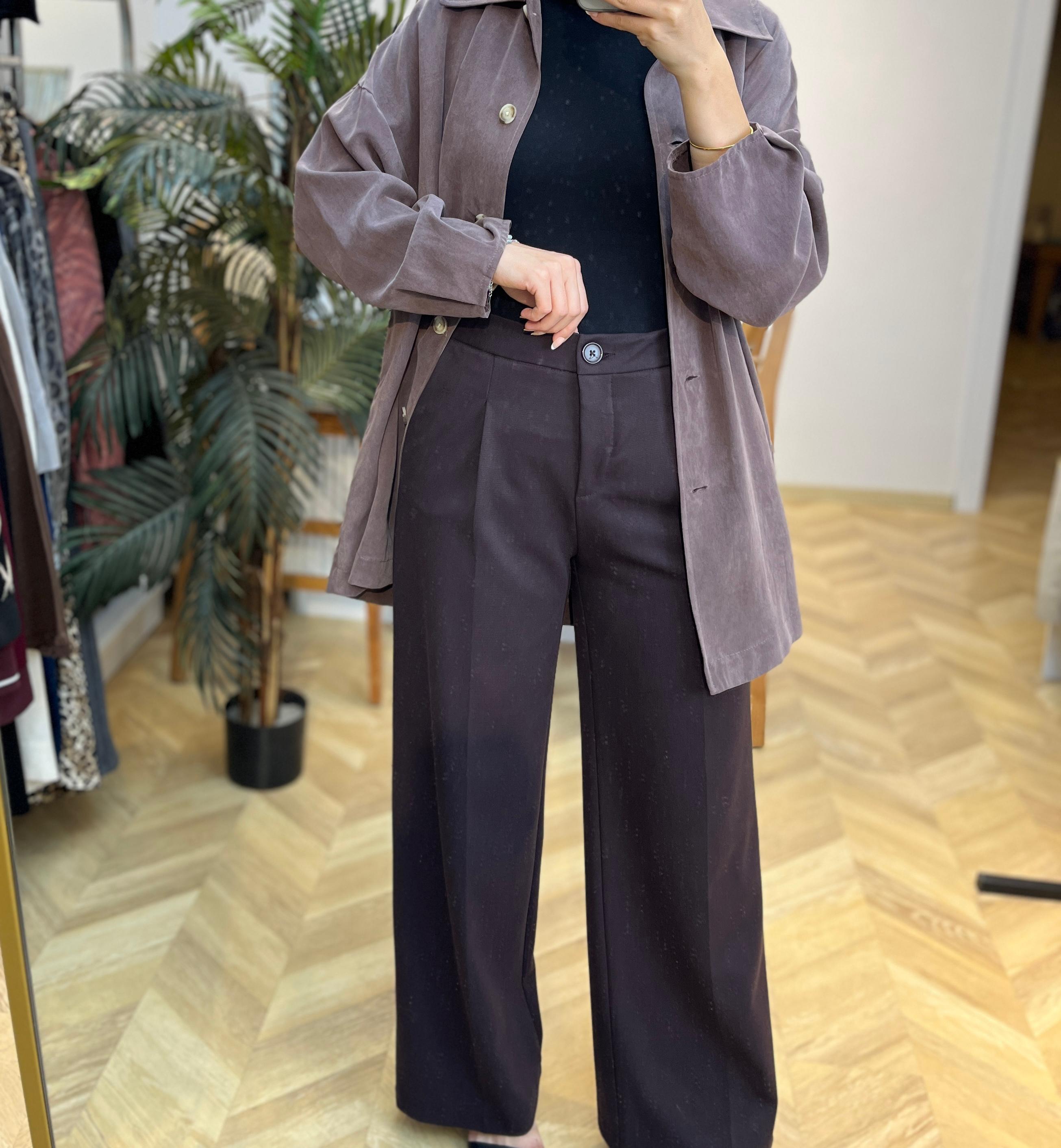 HATUN  Acı Kahve Pantolon