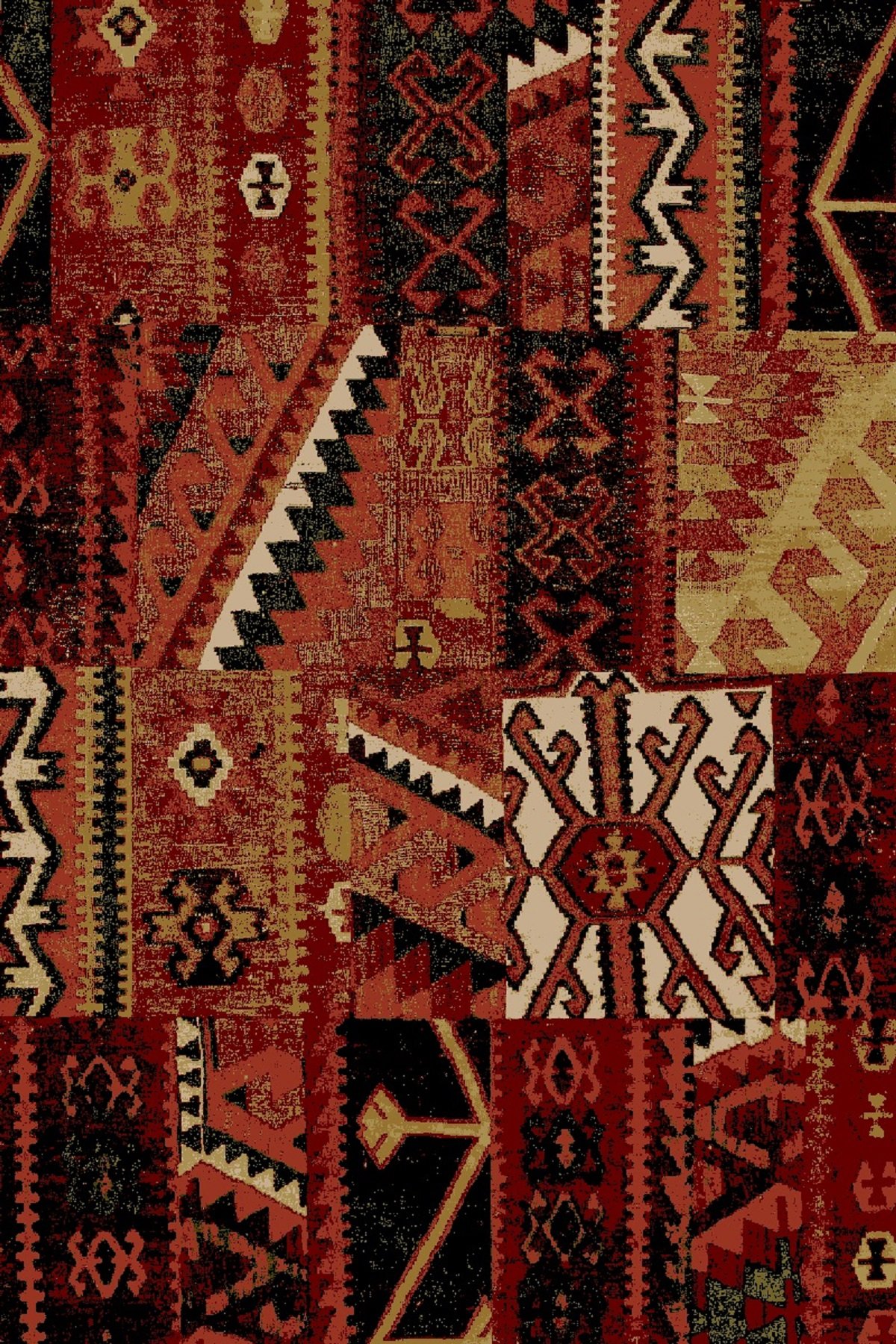 Vintage Model Şönil Dokuma Pamuklu Halı PTLN 02011(01)