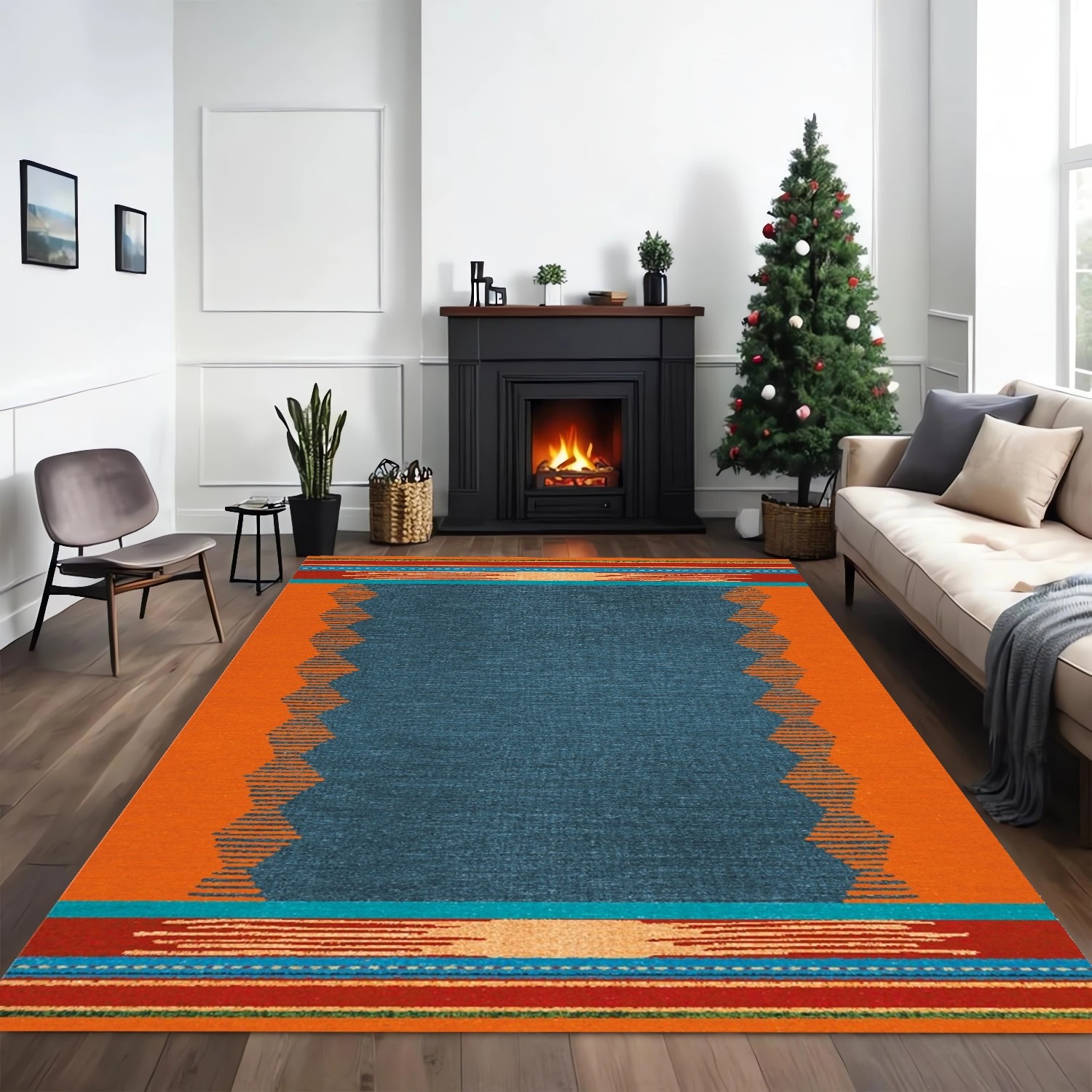Simetrik Şekilli Modern Halı PTLN 02326(01)