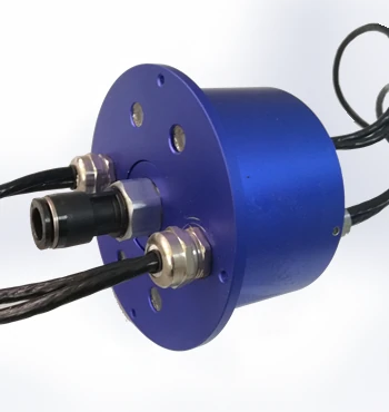 Elektro-Pnömatik Slipring 4-Channel, 50A & Q12 Hybrid Slip Ring